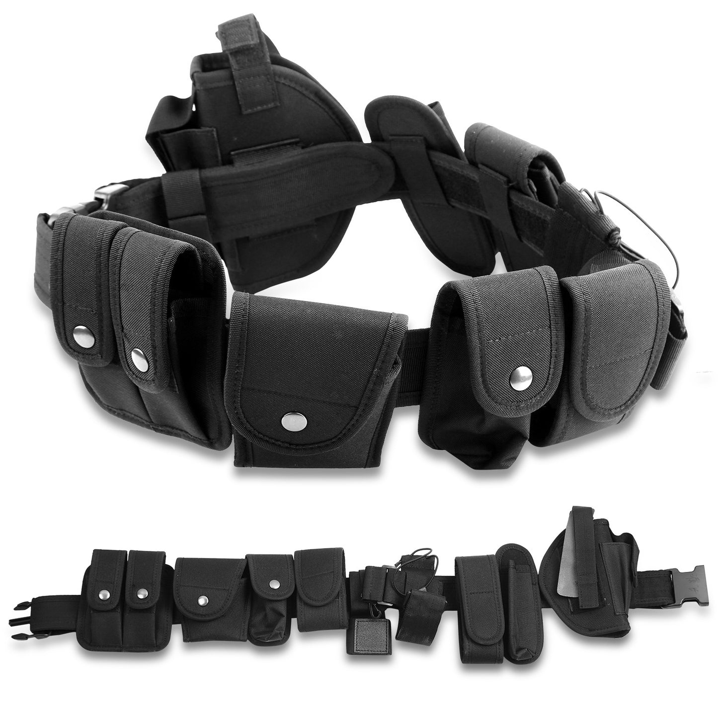 Military Utility Belt Tactical Police Security Guard Modular Belt