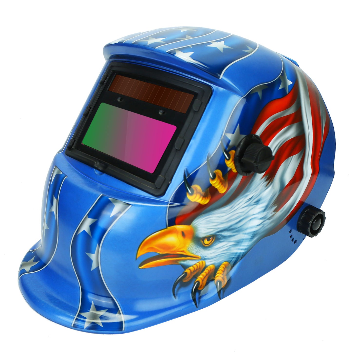 Welding Helmet Solar Powered Auto Darkening Hood