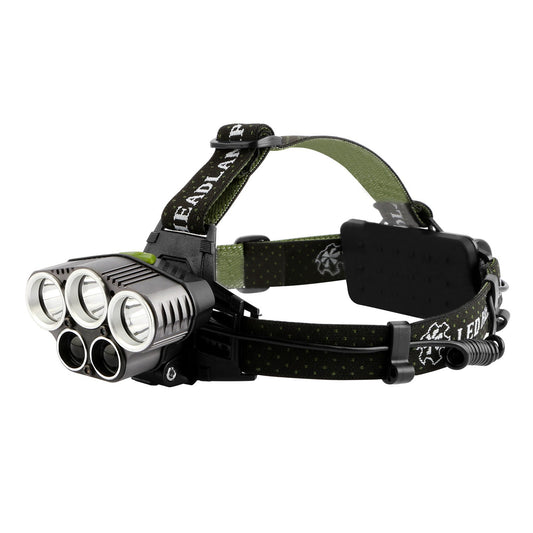 Rechargeable Headlamp 20000 Lumen LED Headlight 6 Modes Headlamp