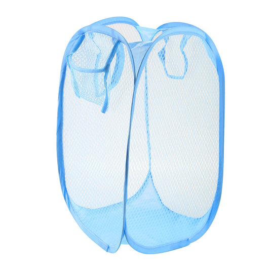 3Pcs Pop-Up Laundry Hampers Foldable Mesh Hamper Clothes Laundry Basket