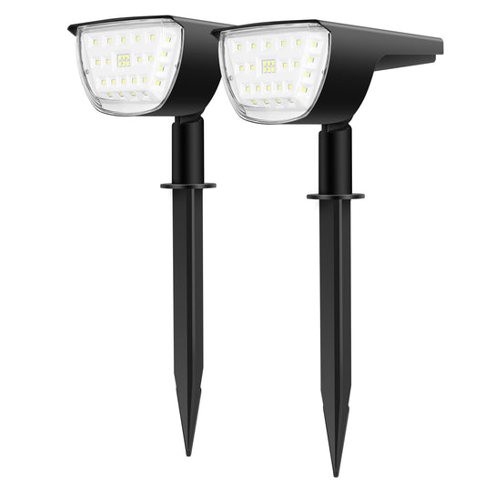 32 LEDs Solar Landscape Spotlights IP65 Waterproof Solar Lights