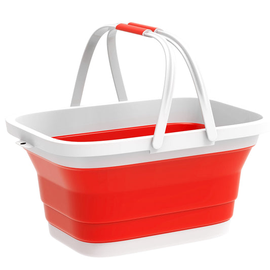 Collapsible Fruit Basket 10L Vegetable Sink Storage Basin Tub Space Saving Ice Beverage Storage Bucket