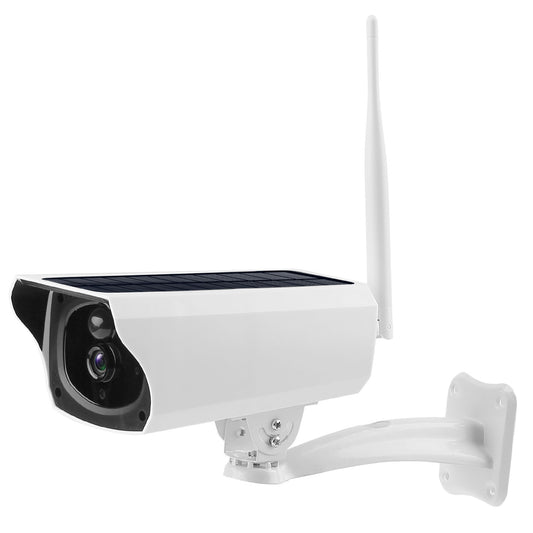 1080P Solar Powered WiFi IP Camera Two-Way Intercom Security Surveillance Camera IP66 Waterproof Motion Sensor