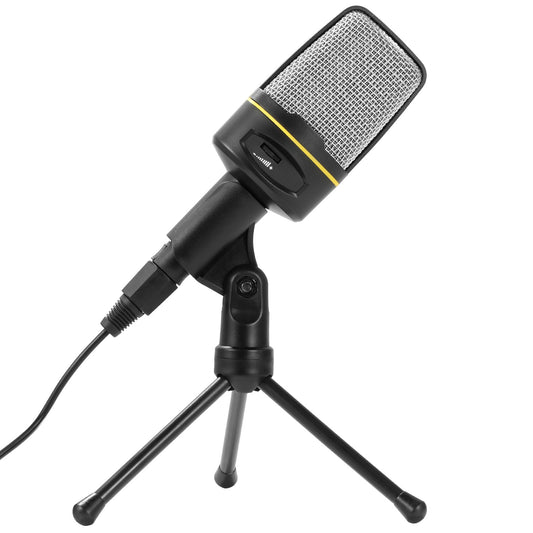 Pro Condenser Microphone w/ Tripod Stand Audio Studio Recording Desktop