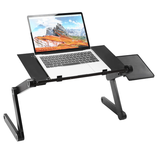 Foldable Laptop Table Bed Notebook Desk with Mouse Board