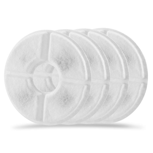 4Pcs Pet Cat Water Fountain Replacement Filters Active Carbon Filter