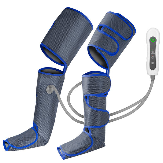 Leg Massager Air Compression Calf Feet Thigh Foot Massage Wraps Muscle Pain Relief Blood Circulation