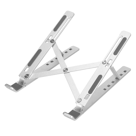 Laptop Riser Stand Lifter Foldable Aluminum Desktop Phone Holder Stand Angle Height Adjustable