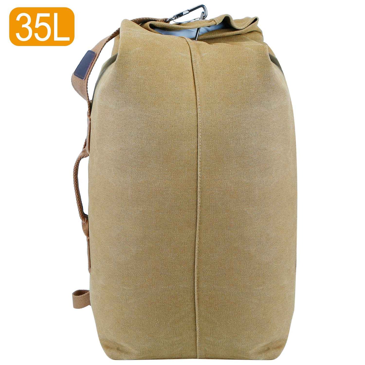 Canvas Backpack Outdoors 35L Travel Laptop Bag Camping Hiking