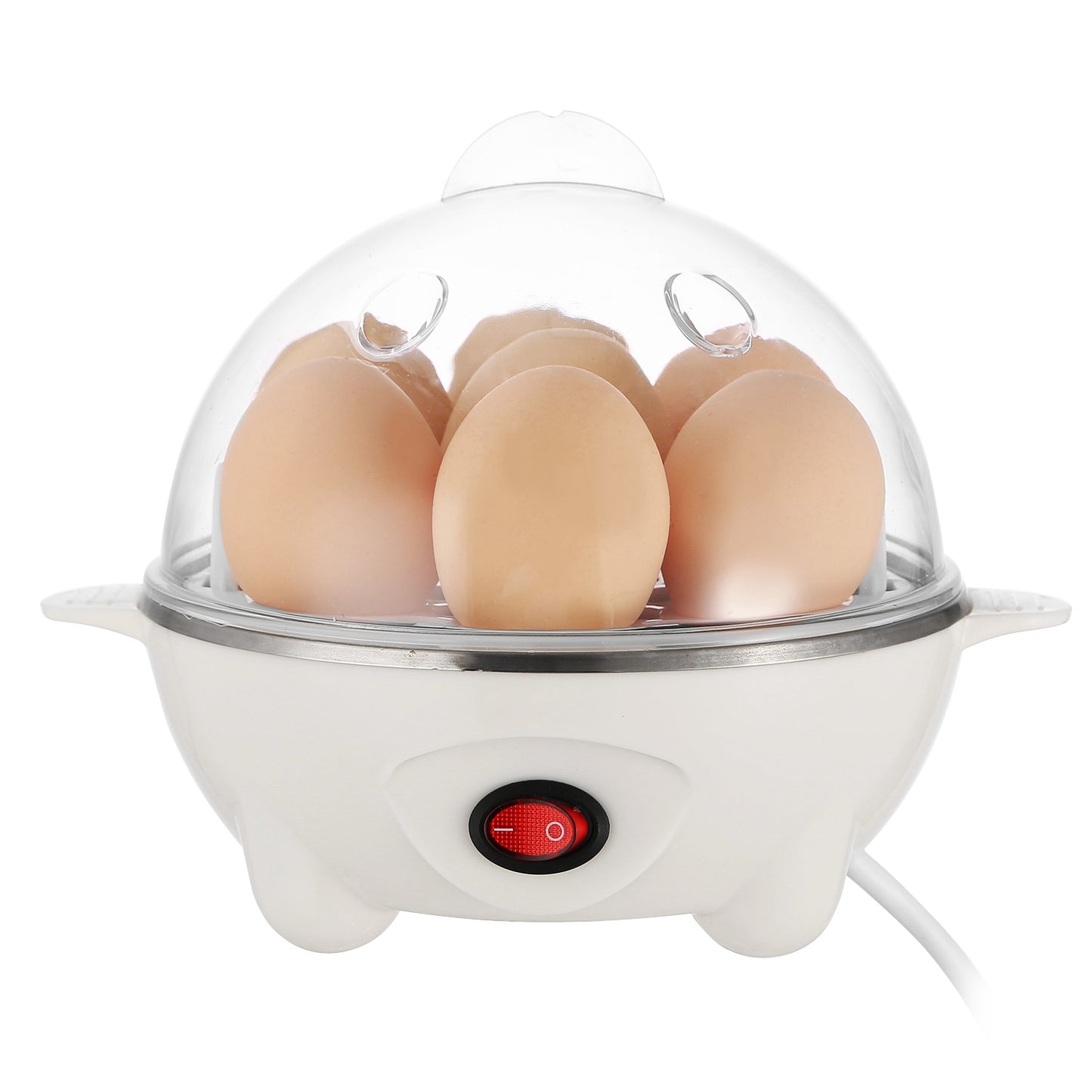 Electric Egg Cooker 7-Capacity BPA-Free Hard-Boiled Egg Maker