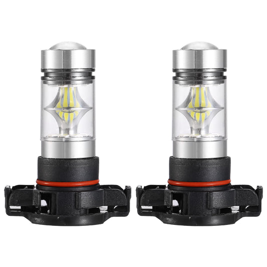 2PCS 1100LM 100W 5202 H16 LED Fog DRL Light Bulb