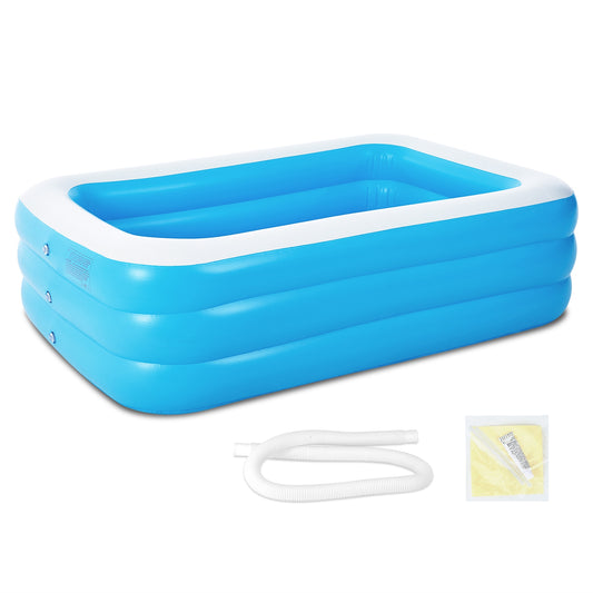 Inflatable Swimming Pools Family Swim Play Center Pool Blue