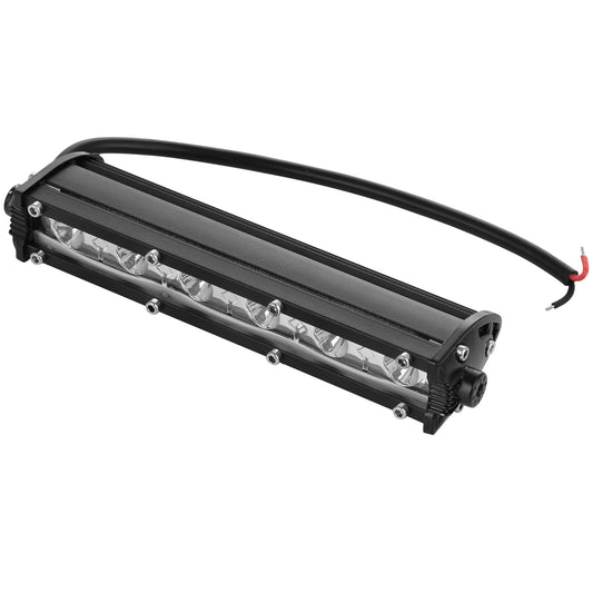 7in LED Light Bar Single Row Offroad Spot Lights 18W Ultra Slim Straight Work Light