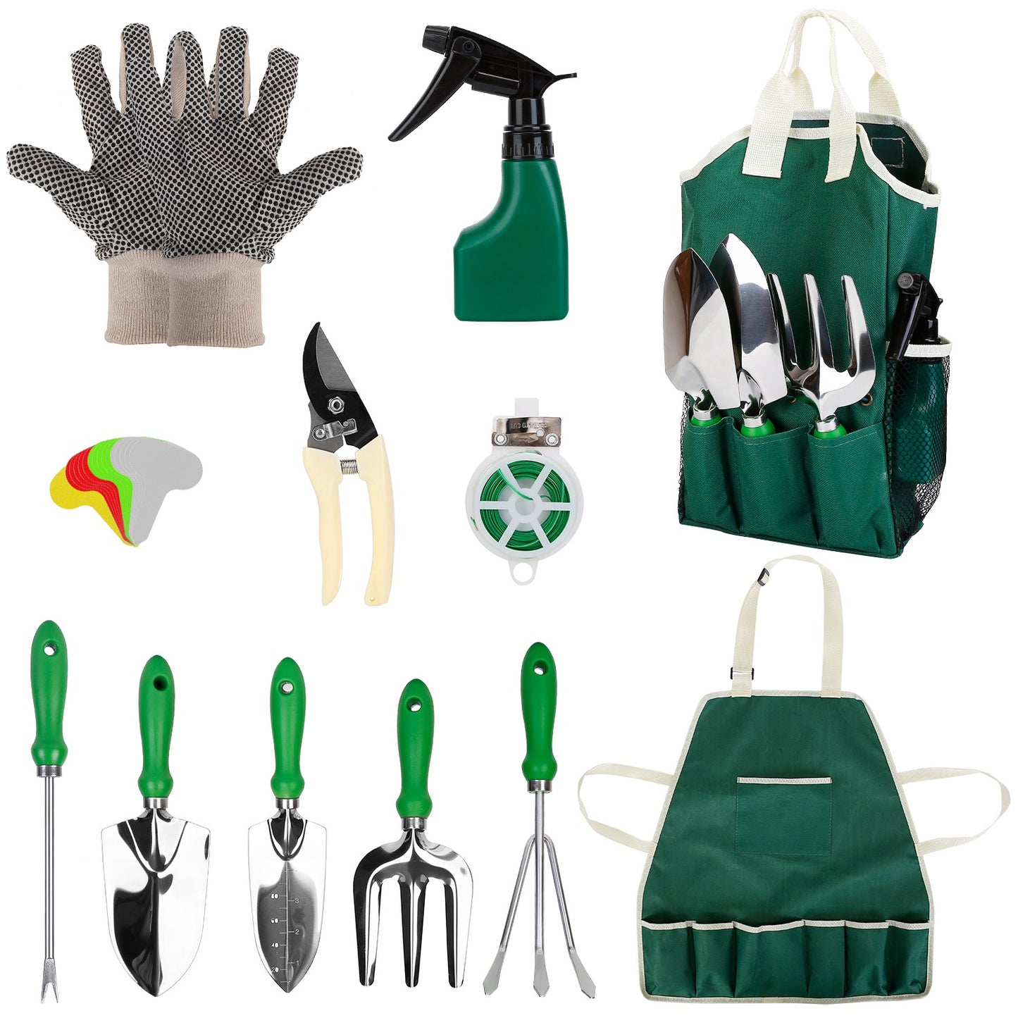 Garden Tool Set 30Pcs Stainless Steel Hand Tools Kit