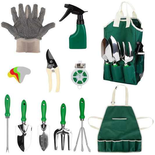 Garden Tool Set 30Pcs Stainless Steel Hand Tools Kit