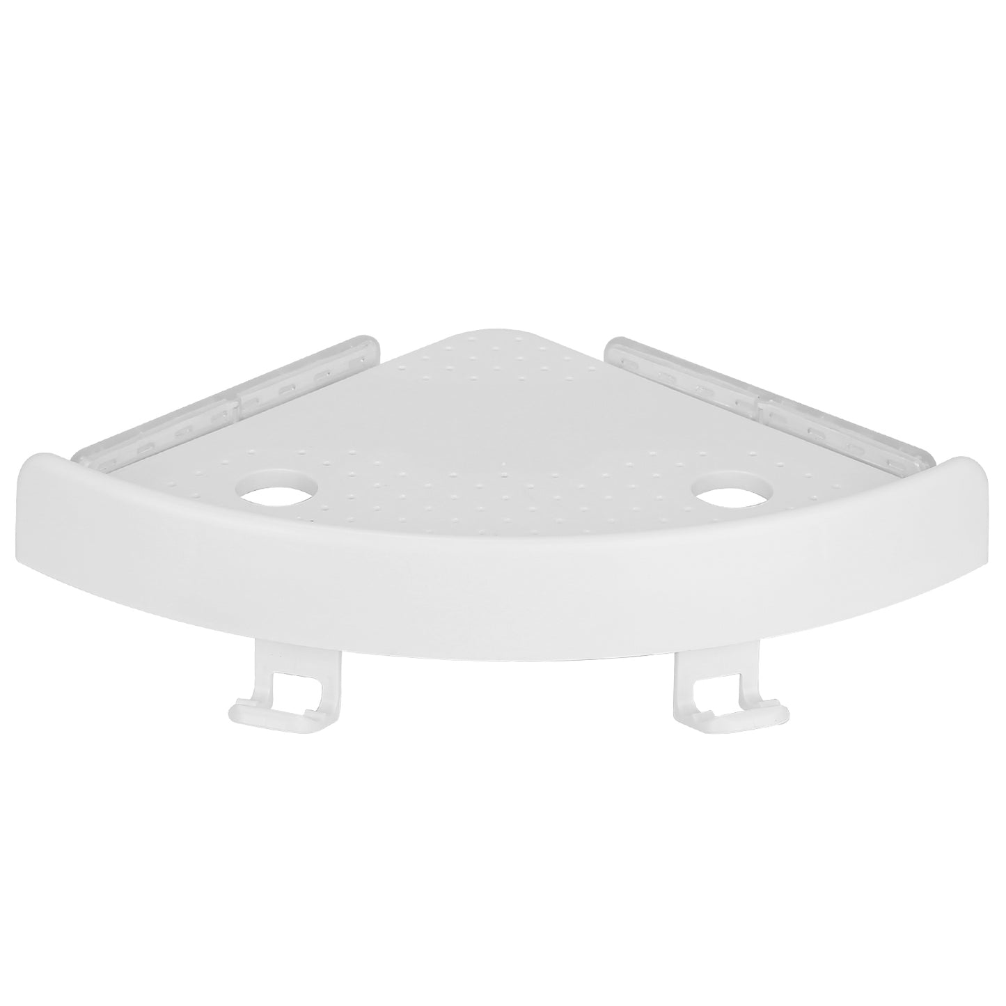 Bathroom Corner Storage Rack Triangular Shower Shelf Bath Wall Mount