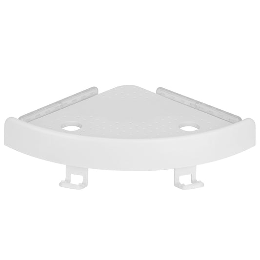 Bathroom Corner Storage Rack Triangular Shower Shelf Bath Wall Mount