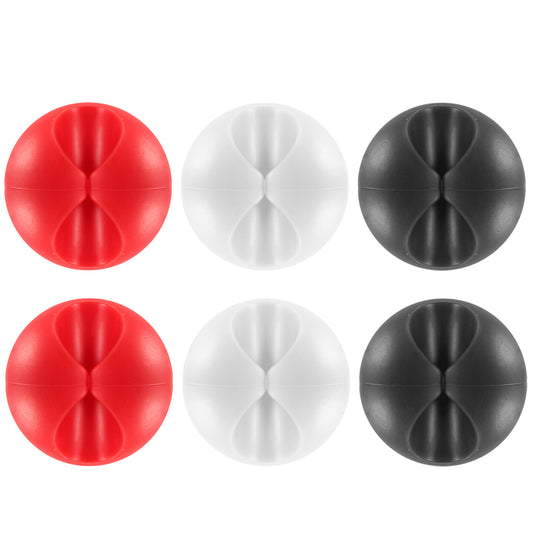6 Packs Cable Clips Adhesive Wire Cord Clamps Holder Wire Organizers