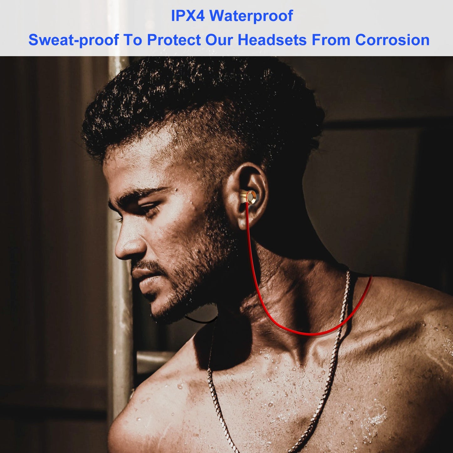 Sport Headsets Wireless V4.1 In-Ear Stereo Headphones Sweat-proof
