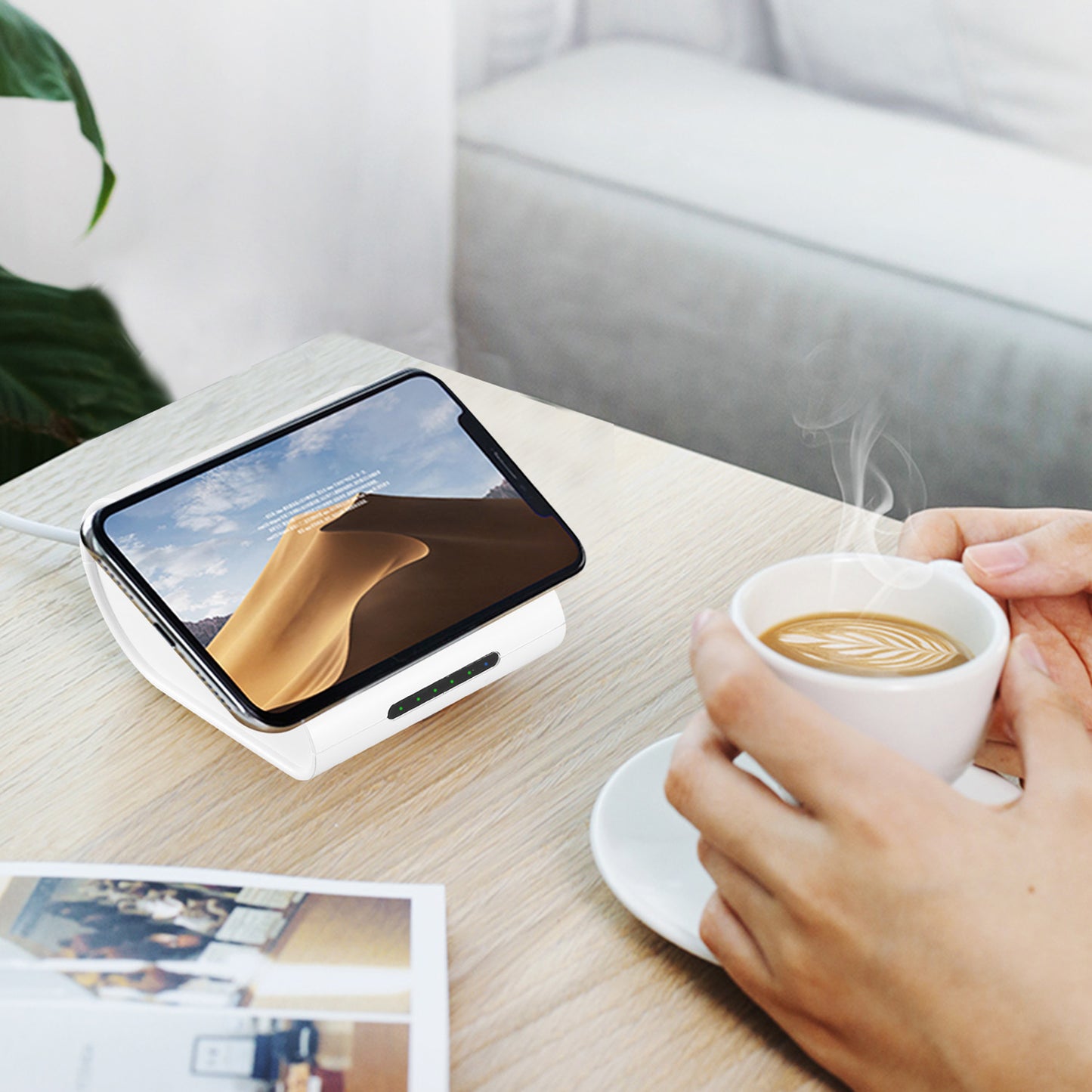 Qi Wireless Charger 10400mAh Power Bank 5W Wireless Charger Pad
