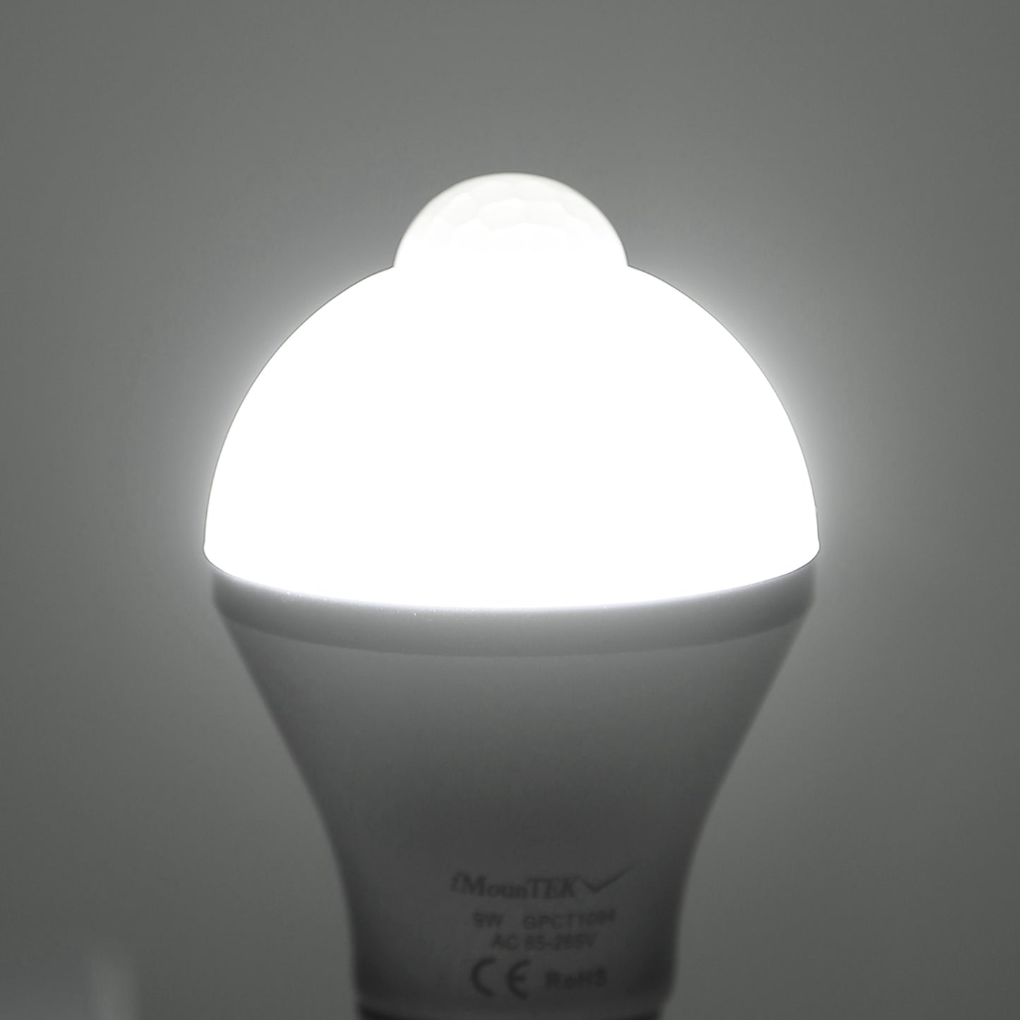 E27 Motion Sensor Light Bulb 9W/5W 1000LM 6500K Dusk to Dawn