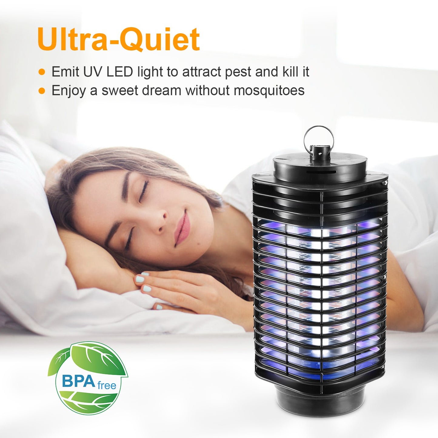 Electric Bug Zapper UV Light Flying Zapper Insect Killer Lamps Pest Mosquito Fly Trap