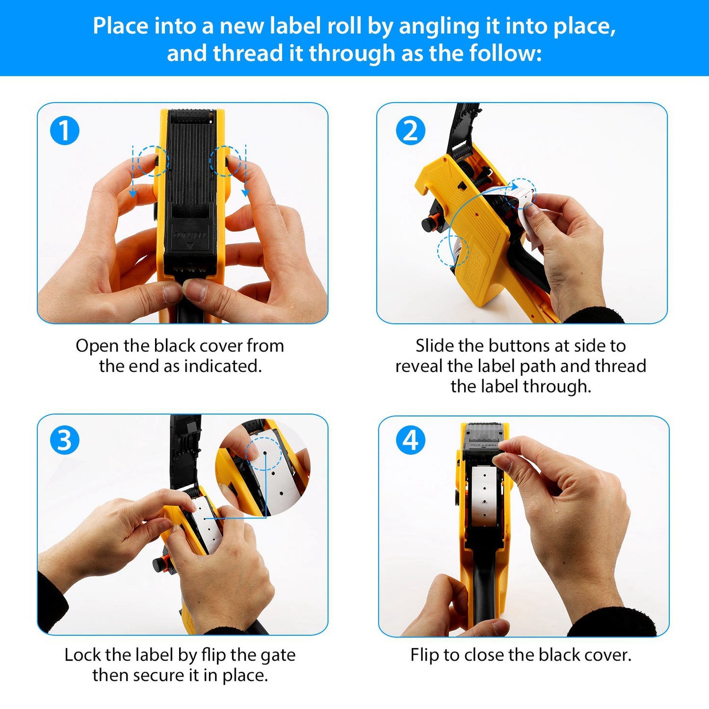 8 Digits Price Numerical Tag Gun Price Label Marker Tagger MX-5500