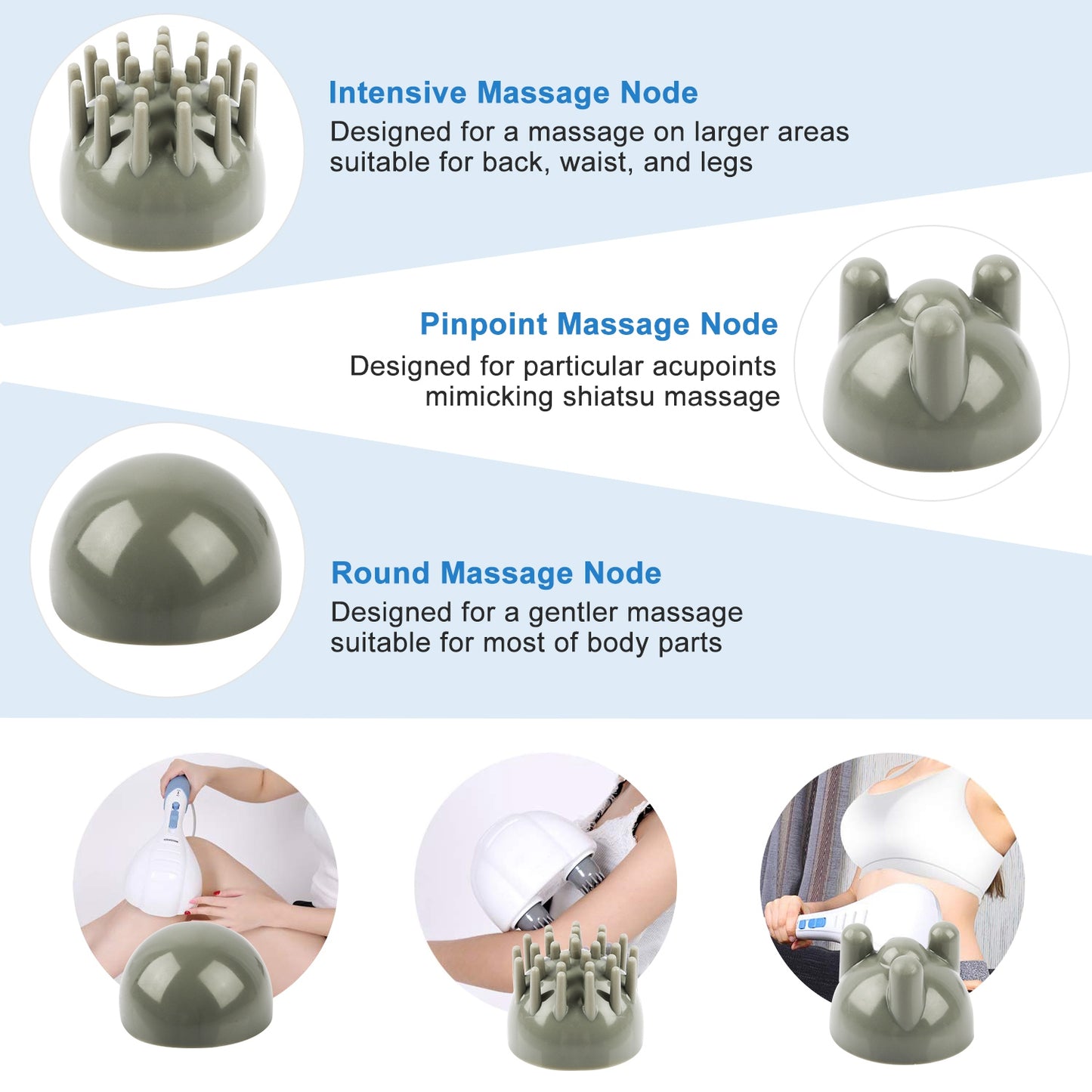 Electric Massager Handheld Full Body Percussion Massager Double Head