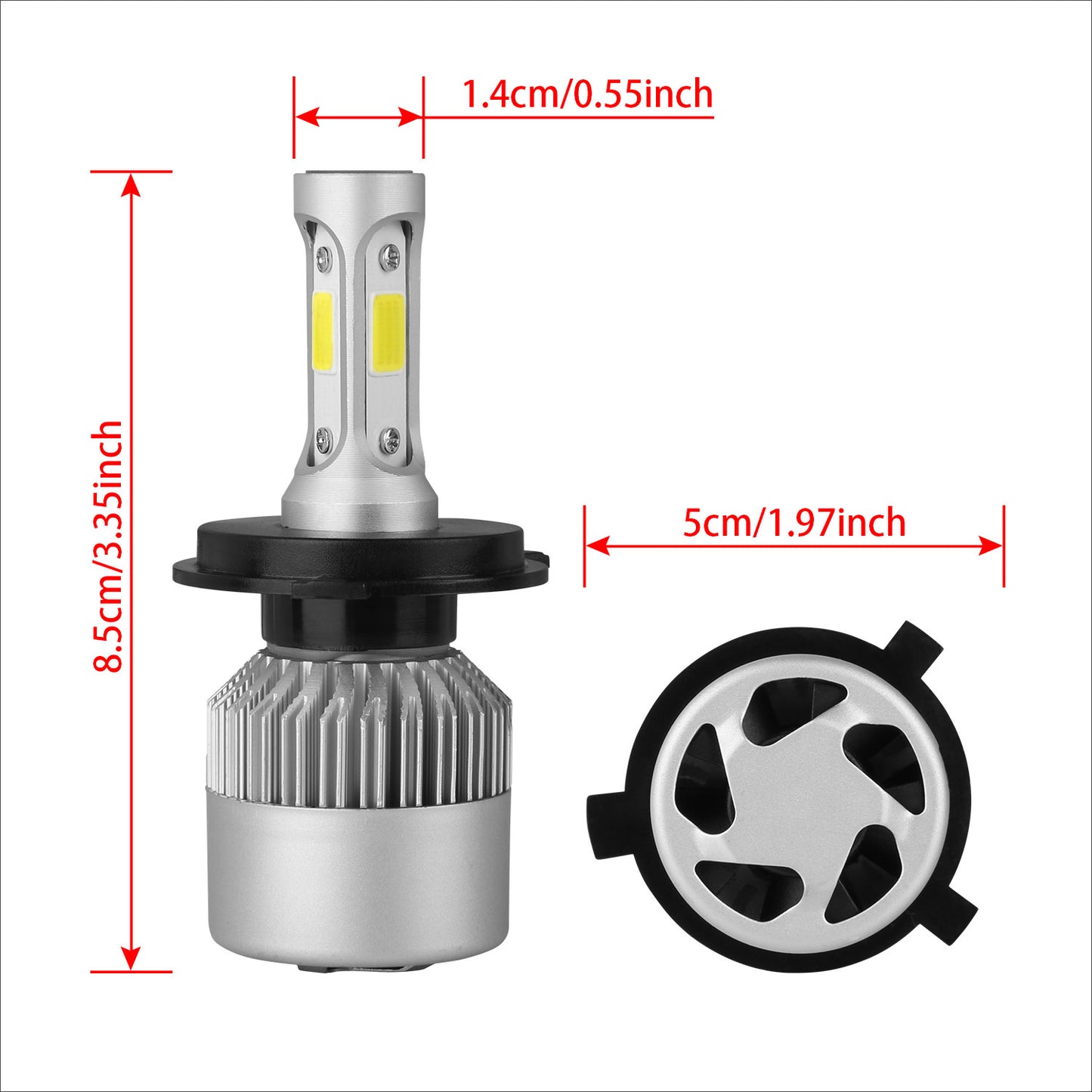 H4 Car Headlight Kit
