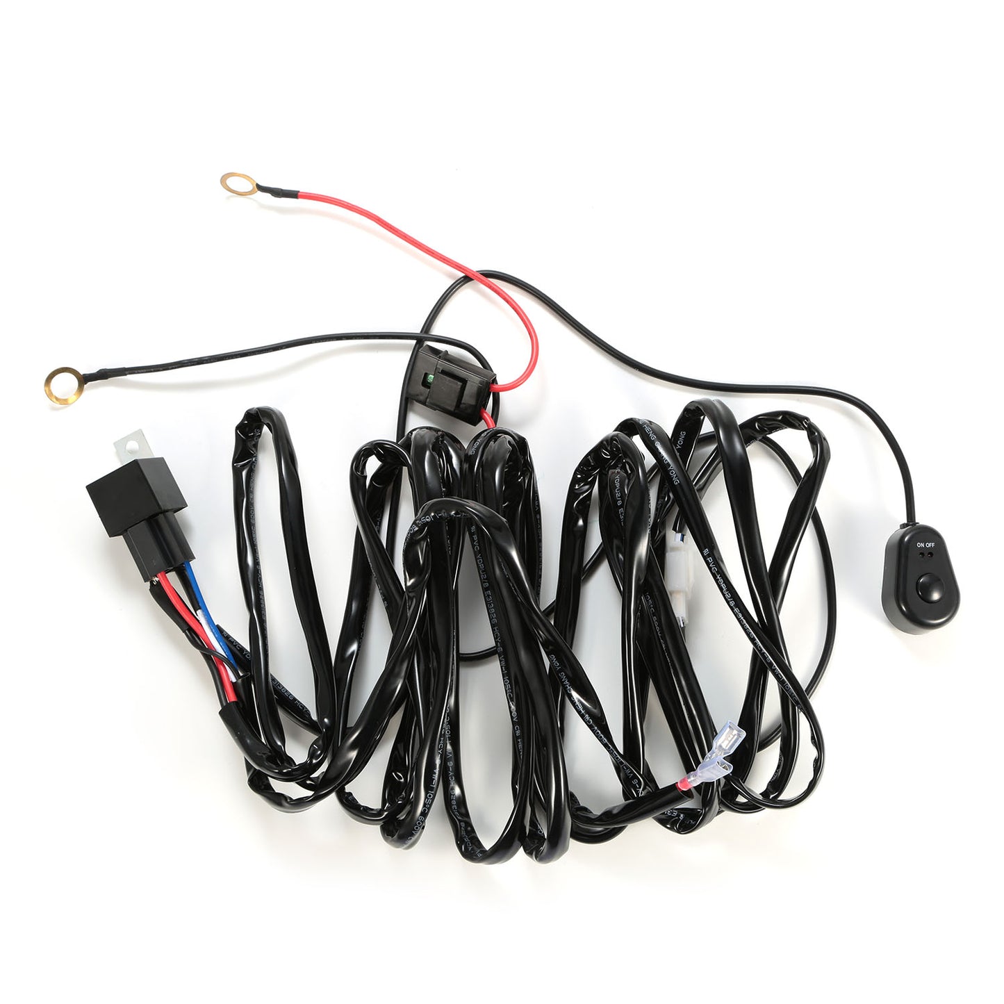 LED Light Bar Wiring Harness Kit 280W 12V 40A Power Relay Fuse