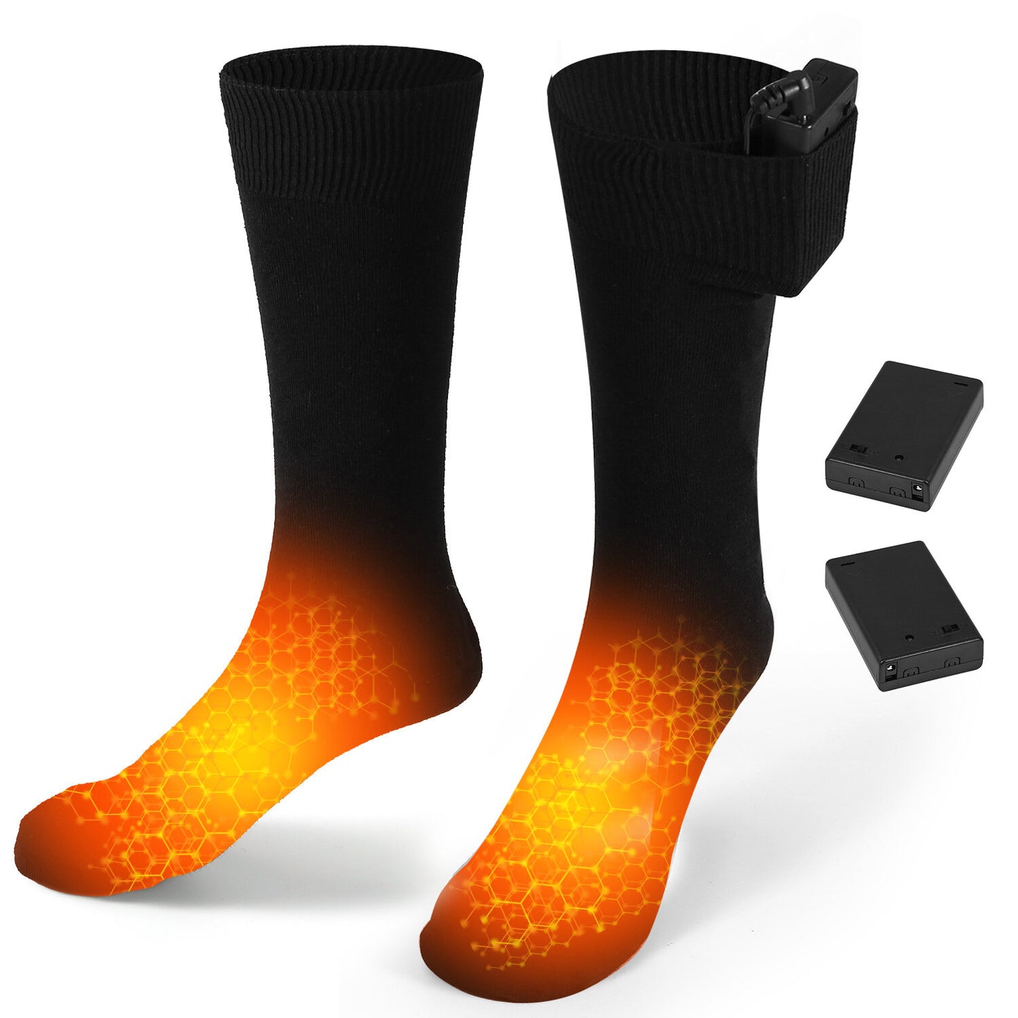 Unisex Electric Heated Socks Rechargeable Battery Heated Socks